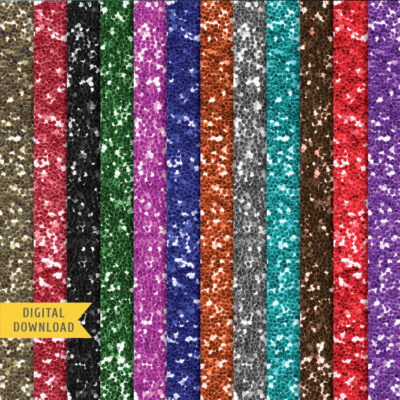 Glitter digital paper