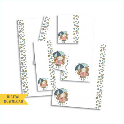 Autumn note planner pages