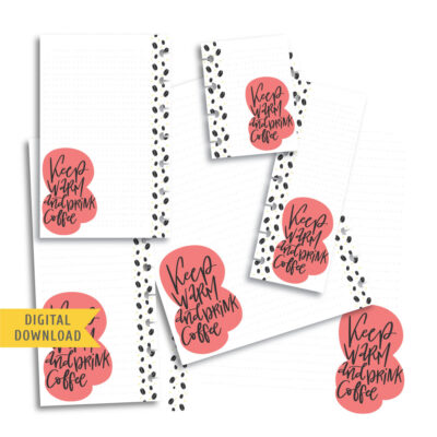 Coffee Notes Planner Pages