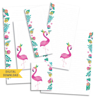 Tropical Summer Note Planner Pages