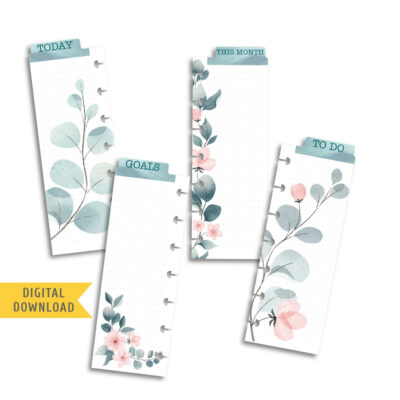 Printable Planner Tabs