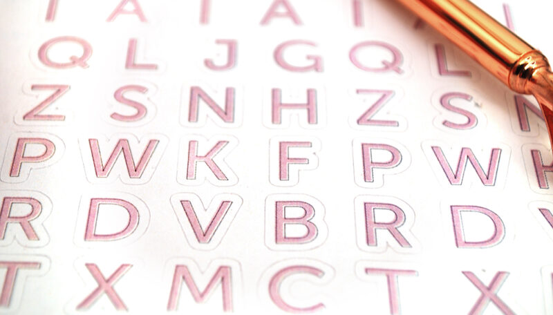 Free Alphabet Stickers. Free digital downloads - MY COZY PLANNER