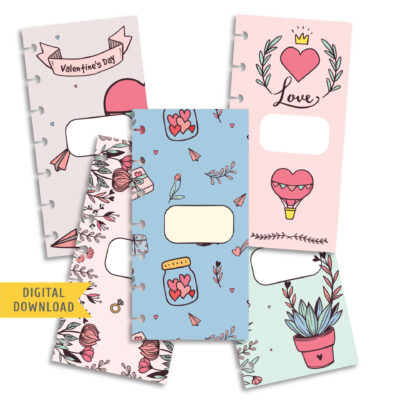 Doodle Love Cash Envelope Kit. Printable Planner Envelopes.