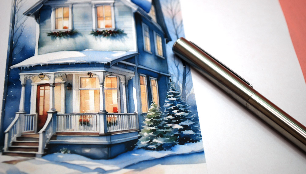 Free Winter Happy Planner Bookmark