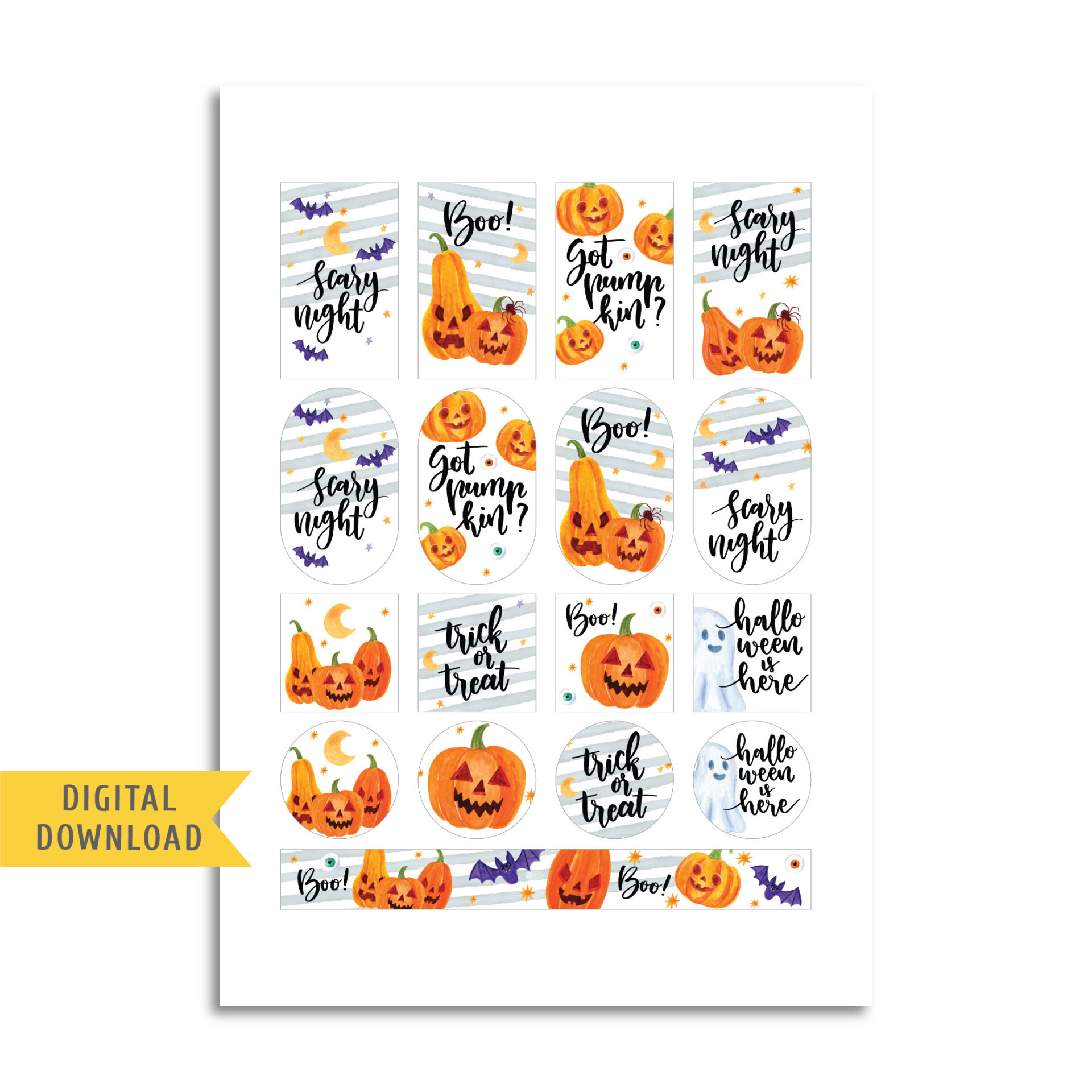Spooky Planner Stickers