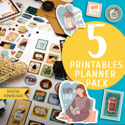 Cozy Home Pack. Planner Printables.